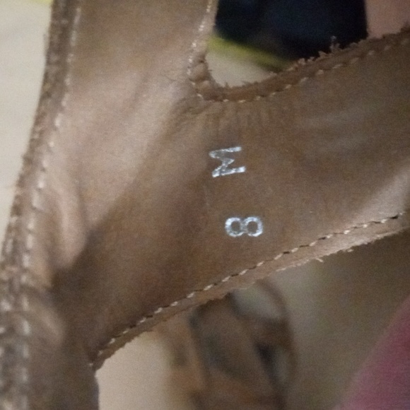 SESTO MEUCCI SOFT LEATHER SANDALS TAN SIZE 8 - Picture 4 of 4